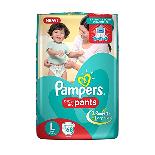 pampers large size diaper pants