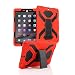 Produktbild Ipad Pro9.7 Hülle,Meiya Tablet-Schutzhülle,Silicon+pc+ PET Case Screen iPad Pro 9.7, Red+Black