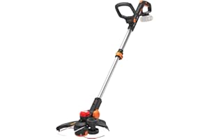 WORX Nitro WG173E.9 - Tagliaerba a batteria 20 V, potente motore brushless – circuito di taglio da 33 cm – Solo utensile