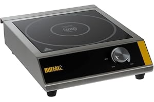 Buffalo Plaque à induction Buffalo 3000W, Chrome, 100(H) x 330(L) x 430(P) mm, CE208