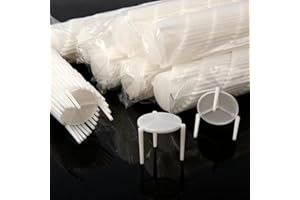 XESAGSNV Support de Pizza Pour Trépied à Pizza Support à Emporter Pour Pizza Pour éviter de Coller le Support de Séparation de Pizza(100 pièces)