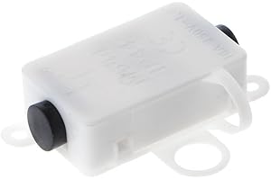 Freshsell Lot de 5 connecteurs électriques étanches IP44 10 A 250 V AC 3 broches en plastique noir polycarbonate à visser 4,2 x 2,5 cm