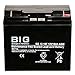 Produktbild BIG AGM Bleiakku - 12 V / 18 Ah Bleigel Akku Gelakku Alarmanlage