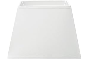 HOME SWEET HOME COLLECTION Home Sweet Home Stofflampenschirm SQUARE, weiß | 20 x 14 x 14 cm | Kann mit Tischlampe verwendet werden | Geeignet für Wohnzimmer, Esszimmer