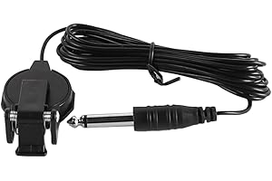 Laroal Pastilla de guitarra, pinza para guitarra acústica, pastillas para violín, ukelele, laúd, violonchelo, pastilla de micrófono con efecto para guitarra acústica, guitarra folk