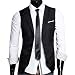 BREGEO FASHION Black single breasted waistcoat RS.1250.00