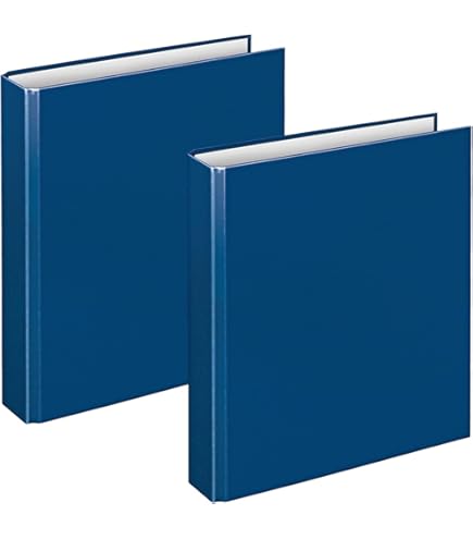 VELOFLEX Raccoglitori Ad Anelli A5 Diamond - Set 2 Pezzi Blu, 20mm Capacità - Foto 11