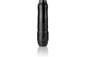 HAWINK EM155-1 zestaw do tatuażu, kompletny obrotowy zestaw długopisów, zasilacz, 20 szt. kartridży, igły, 7 kolorów, pedał nożny, dla początkujących, EM155KITEN02