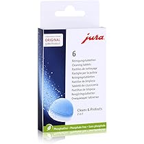 36 Pastiglie Pulizia 2 Fasi Per Macchine Jura A/C/D/S/E/F/J/Z/X E Impressa