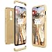 Produktbild CE-Link OnePlus 6 Hülle Hardcase 3 in 1 Handyhülle 360 Ultra Dünn Slim Hard Hartschale Grad Full Body Case Cover Schutz 3 Teilig Styliche Handytasche Backcover Schutzhülle Anti-Kratzer Elegant Stoßfest Hart PC Bumper - Gold