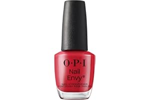 OPI Nail Envy Big Apple Red - Vernis fortifiant coloré pour ongles fragiles & endommagés - 15ml