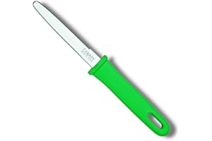 CANARY Dan Chan Coupe-carton pour boîte de sécurité, lame dentelée en acier inoxydable japonais, vert, fabriqué au Japon