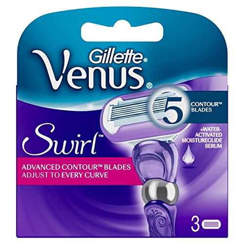Gillette Venus Swirl Razor Blades 3 Per Pack - 6 Pack