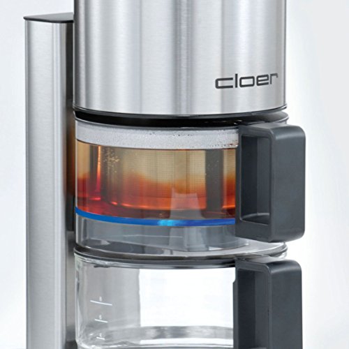 Cloer 5548 Teeautomat T42 mit schonender Warmhaltefunktion / 800 W / 8 Tassen / Edelstahl - 4