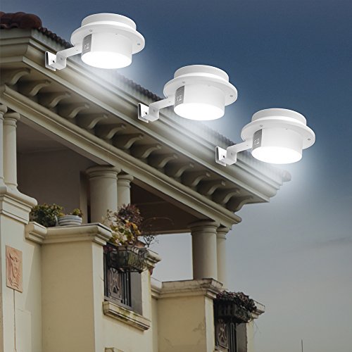 8x LED Solarlampe Wandleuchte Solarleuchte Außenleuchte Gartenleuchte Zaunleuchte Lampe - 5