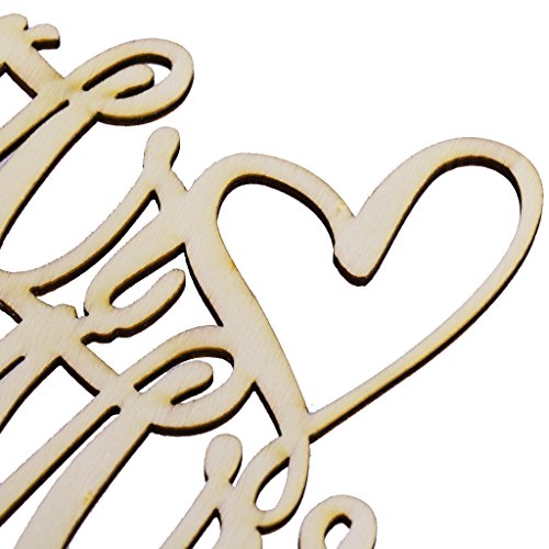 Kuchen Dekorieren Love Heart Mr Mrs Holz Kuchendeckel Party Hochzeit Favorisiert - 4