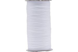 ‎IHKFILAN IHKFILAN Polypropylen Utility Rope Kordelzug Hohl geflochtenes, PP-Seil Barrier Rope Polypro Rope, Flechtleine Tauwerk,Outdoor Seil Knotenfest (White, 2MM)