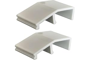 SWIFT GIFT UK Lot de 2 guides de fermeture de porte en plastique UPVC