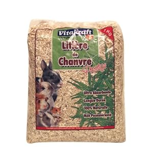 VITAKRAFT Prestige 82501 Cáñamo Ropa de Cama para Animales pequeños 1 kg/10 L