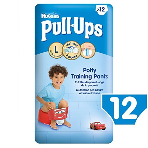 6 x Huggies® Pull-Ups® Disney-Pixar Cars Boy Size 6 16-23kg, 35-50lbs 12 Potty Training Pants