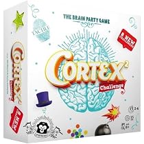 Asmodee Cortex 3 Challenge Rosso Gioco da Tavolo per Bambini da 8+ Anni