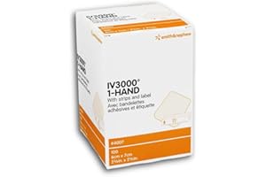 SMITH & NEPHEW Opsite IV3000 6 x 7 cm Transparent Cannula Fixings Pack of 100