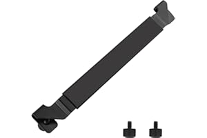 KALAMANDA Griddle Spatula Holder, Adjustable Stainless Steel Grill Tool Hold Rack for Blackstone, Camp Chef, Royal Gourmet(6.5-10.2 Inch) Black