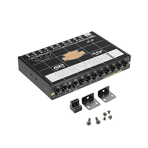 KKmoon Car Audio Modified Car Equalizer Fieber Klasse EQ Auto 7 Equalizer Auto Audio Tuner