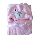 ✅【Multifunción】Manta bebe recien nacido, Se puede utilizar como una manta envoltura; Tambien comoy bata de baño mantita para cubrir al bebé por ejemplo después de estar seco del baño.