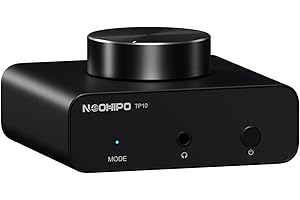 NEOHIPO TP10 Phono Preamp for Turntable,Mini Amp Stereo Audio Hi-Fi Phonograph Preamplifier with RCA Input, RCA/3.5MM Output & Low Noise Operation Powered by DC 12V Power Supply