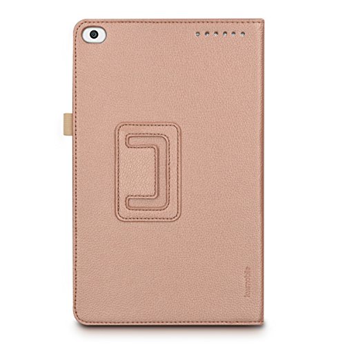 kwmobile Hülle für Huawei MediaPad T1 10 – Tabletcover Slim Case Tablet Schutzhülle – Smart Cover Tabletcase Rosegold - 3
