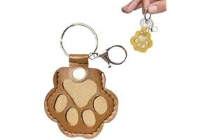 CTDWNT Hundehaar-Sammler, Schlüsselanhänger, Erinnerungsbox, Haustier-Memory-Sammler, Tierhaar-Andenken, Haustier-Fell-Andenken, Schlüsselanhänger zum Sammeln von Haaren mit Druckknopf