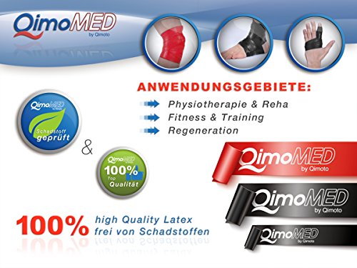 Floss Band 100% Naturkautschuk — SCHADSTOFFFREI — Top Qualität – diverse Größen 5 cm breit / 2 cm schmal (Finger / Handgelenke / Zehen) – Flossbänder auch als Set – für professionelles Flossing – bekannt als medical Voodoo Flossband - 3