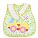 Blulu Waterproof Baby Bibs with Food Catcher Pocket, 3 Pack