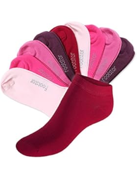 footstar! SNEAK IT! KIDS Kinder Sneaker Socken für Mädchen und Jungen - 10 Paar - Viele trendige frohe Farben...