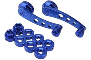 iSpchen Maniglia per finestrino auto Maniglia per alzacristalli Alzacristalli in lega di alluminio Maniglia per rullo universale per finestrini auto Maniglia per sollevamento del vetro per finestrini