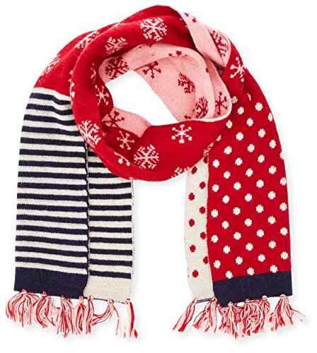 Chipie Baby Girls Denim Mountain Scarf, Red (scarlett), 18-24 months (Manufacturer size: 18/3 ans)