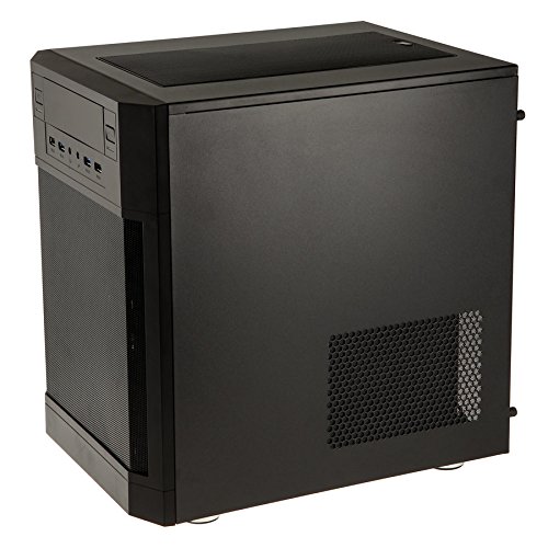 anidees AI7 Cubo Negro carcasa de ordenador - Caja de ordenador (Cubo, PC, De plástico, Acero, ATX,Mini-ATX,Mini-ITX, Negro, 0,7 mm)