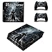Produktbild Playstation 4 Pro + 2 Controller Aufkleber Schutzfolien Set - Bloodborne /PS4 P