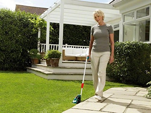 Bosch DIY Akku-Grasschere AGS 10,8 LI, Akku, Ladegerät, Teleskopstiel, Grasscherblatt, Karton (10,8 V, 10 cm Messerbreit) - 4