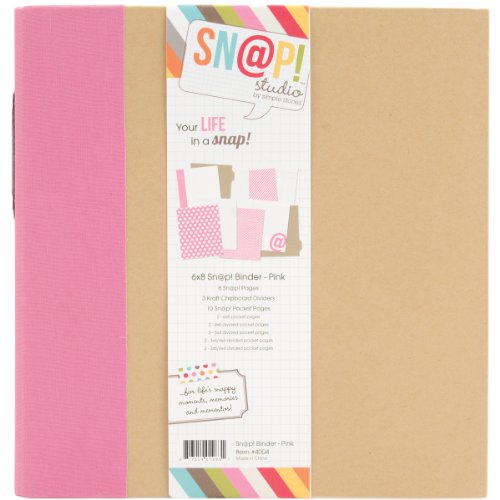 Sn p Binder 6 X 8 -rosa Sn p Binder 6 X 8 -rosa