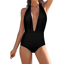 Buy X-Night Women One Piece Suit Fabric 4Way Deep Plunge