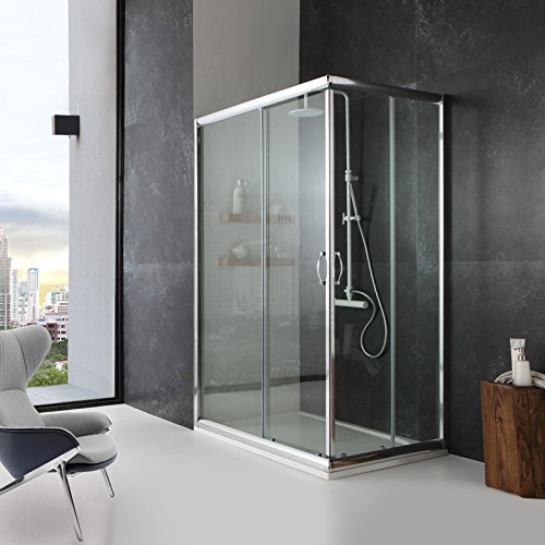 DOUCHE 80X100 MODÈLE GIADA CRISTAL CLAIR