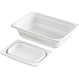 Beright 2 Pack Storage Bins, Collapsible Wash Basin Folding Dish Tub Sink, Space Saving for Dishing, Fruit, and Camping, Hiking and Home, White, 2 in 1 Set
