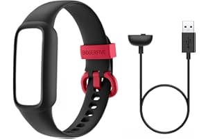 BIGGERFIVE Cavo di ricarica e cinturini di ricambio regolabili, compatibile con il fitness tracker Vigor 2L Kids