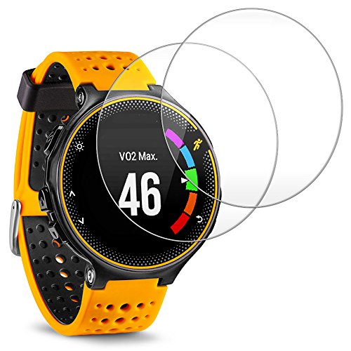Reloj Inteligente Protector de Pantalla para Garmin Forerunner 235 225 Smart Watch,AFUNTA Vidrio templado de Cine Anti-rasguños Alta definición Proteger