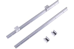 ZUNATE Miniatur Linearschiene Führungsschiene,2pcs SBR12-600mm Mini Linear Rail Guide, 12mm Linear Schiebetür Gide mit 4Pcs SBR12UU Schiebeblock,Anti Rost und Hohe Präzision