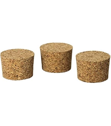 5 Bouchons En Liège Diamètre 80-75mm - Pour Bocaux, Pots De Confiture - Bouchage Naturel