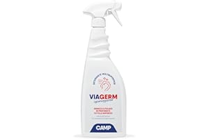 Camp VIAGERM Detergente Limpiador Desinfectante y Higienizante Multi-Superficie y Multiusos, 750 ml
