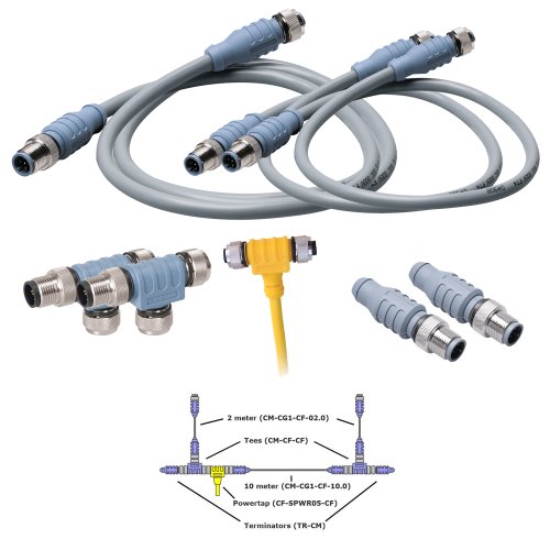 Preisvergleich Produktbild MARETRON NMEA 2000 Starter Kit Deluxe, kommt W / CycleOps PowerTap, 2